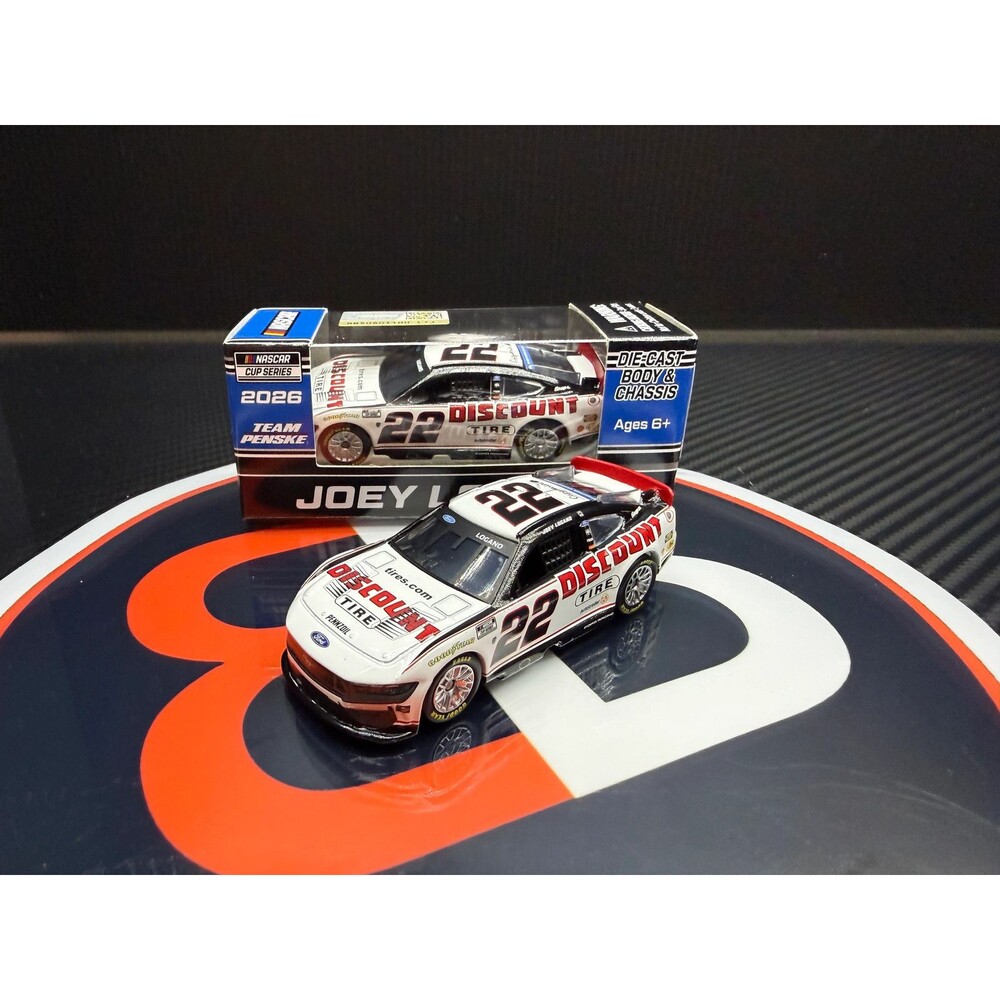 2026 Joey Logano 1:64 Discount Tire NASCAR Diecast
